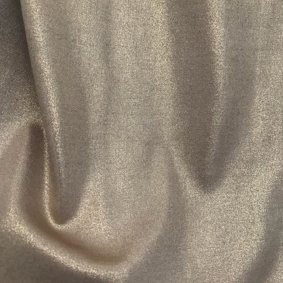 NEW - Dressy Gold V-Neck Sleeveless Top - Picture 6 of 7